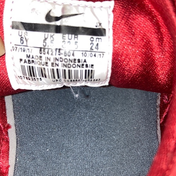 2 for $15 NIKE HUARACHE RUN (GS) 654275-604 GYM RED Big Kid’s Unisex Size 6 Y - Picture 11 of 12